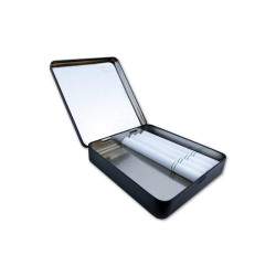 GOLDEN CROWN KORONA Pocket Metal Tobacco Cigarette Holder Storage Case
